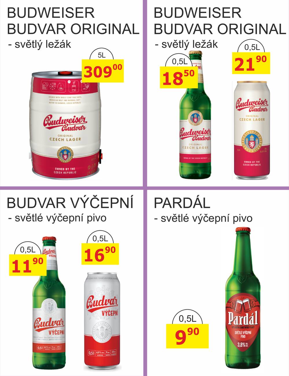 BENE Nápoje od 1.9. do 30.9.2026