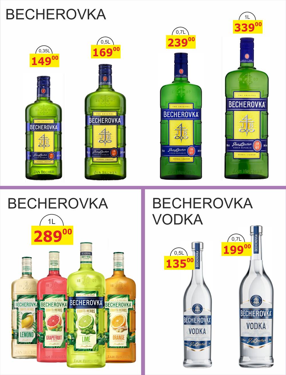 BENE Nápoje od 1.9. do 30.9.2026