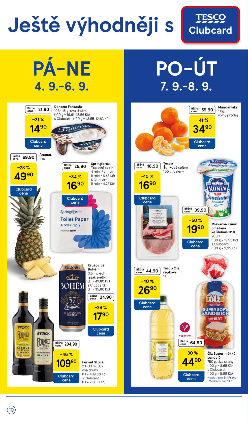Tesco supermarkety od 2.9. do 8.9.2026
