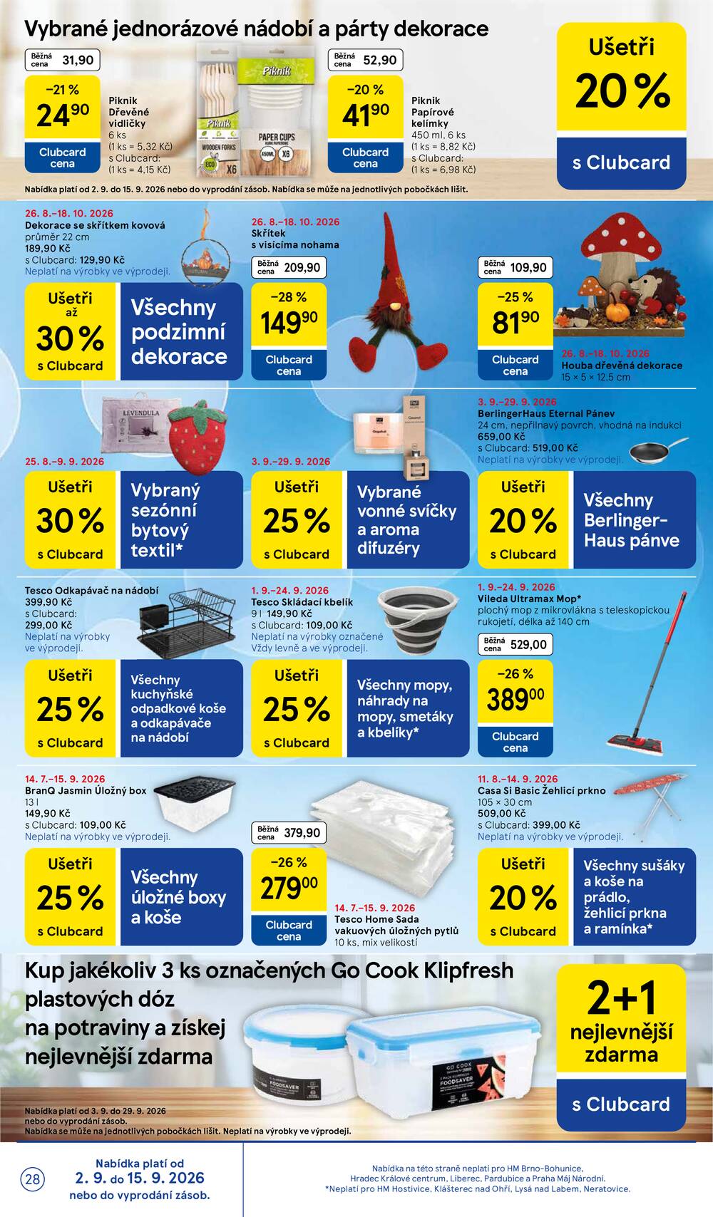 Tesco hypermarkety od 2.9. do 8.9.2026