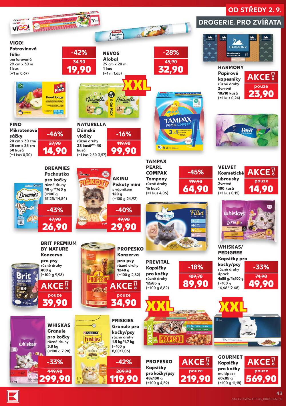 Kaufland 2.9. - 8.9. - Kaufland - Uherský Brod
