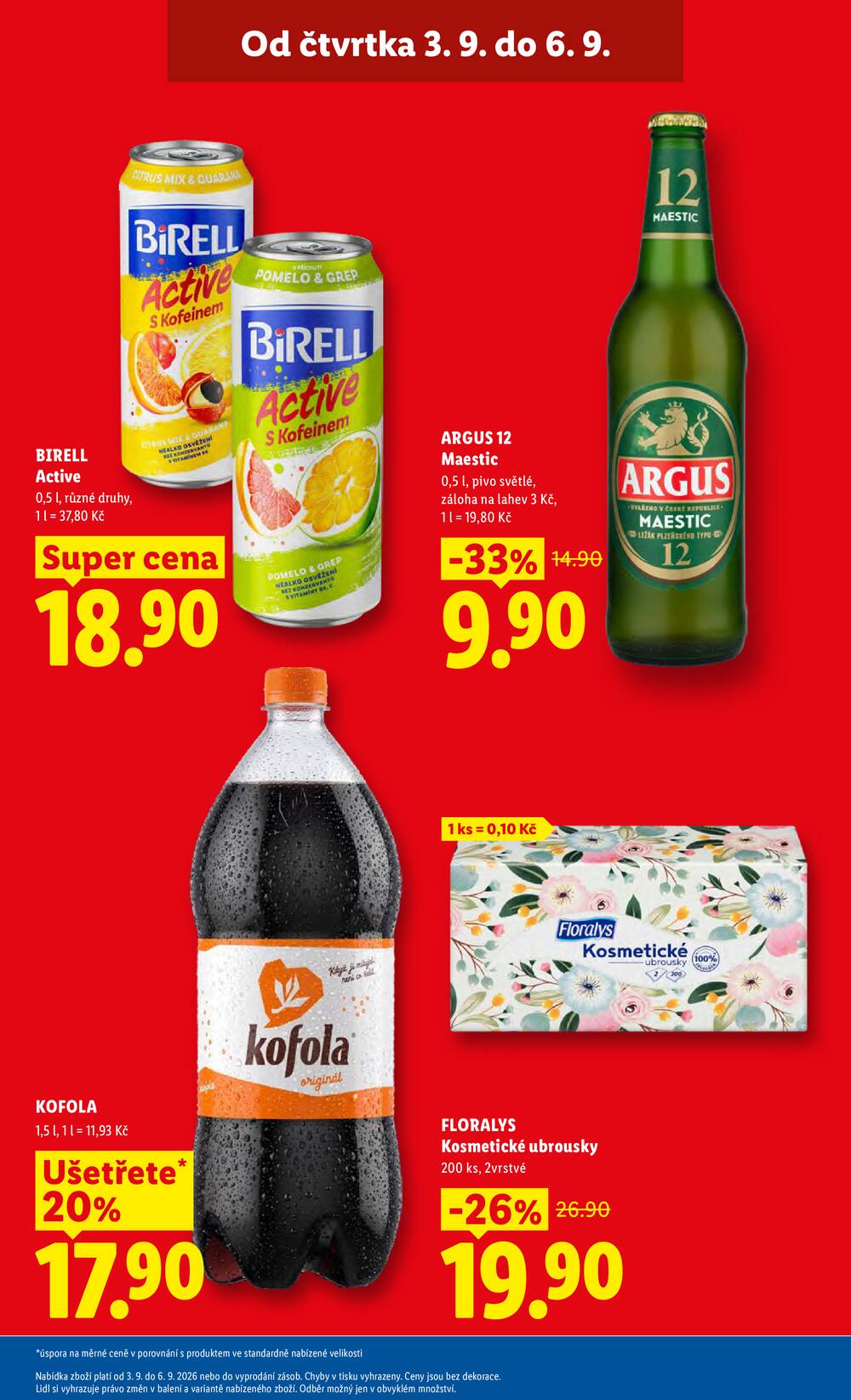 Lidl Čtvrtek od 3.9. do 6.9.2026