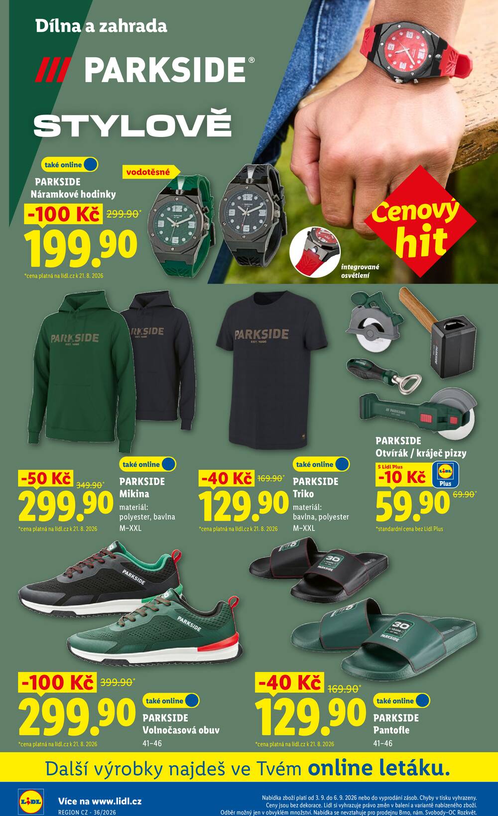 Lidl Čtvrtek od 3.9. do 6.9.2026