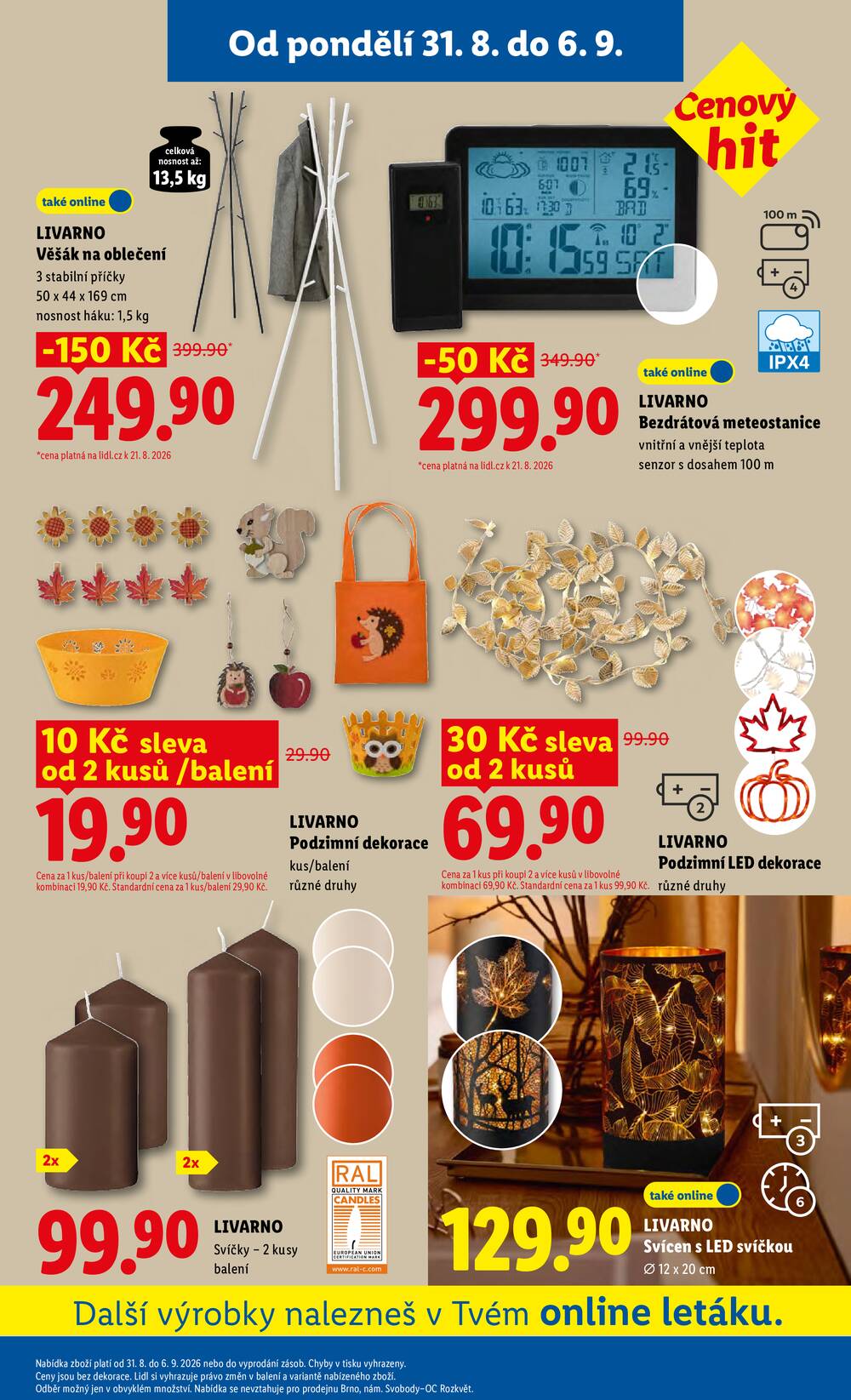 Leták Lidl - Lidl Spotřební zboží 31.8. - 6.9. - strana 5 Leták Lidl - Lidl Spotřební zboží 31.8. - 6.9. - strana 5