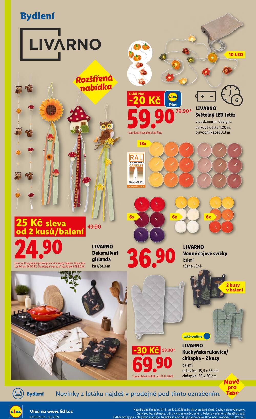 Leták Lidl - Lidl Spotřební zboží 31.8. - 6.9. - strana 6 Leták Lidl - Lidl Spotřební zboží 31.8. - 6.9. - strana 6