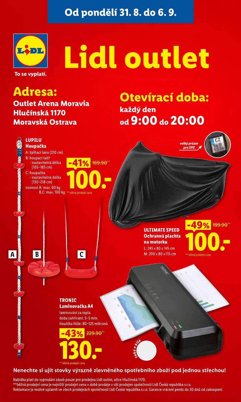 Leták Lidl - Lidl Spotřební zboží 31.8. - 6.9. - strana 8 Leták Lidl - Lidl Spotřební zboží 31.8. - 6.9. - strana 8