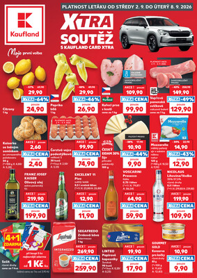Kaufland - Kaufland 2.9. - 8.9. - Kaufland - Praha 8 (Malý Klín)
