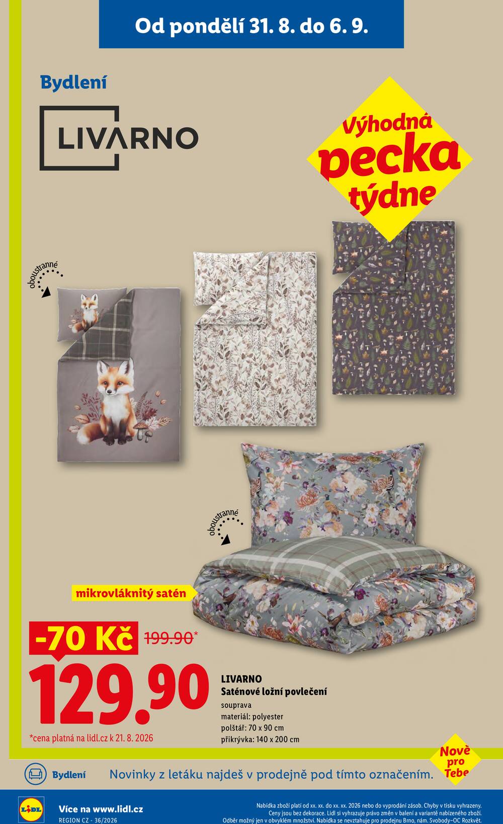 Lidl od 31.8. do 2.9.2026