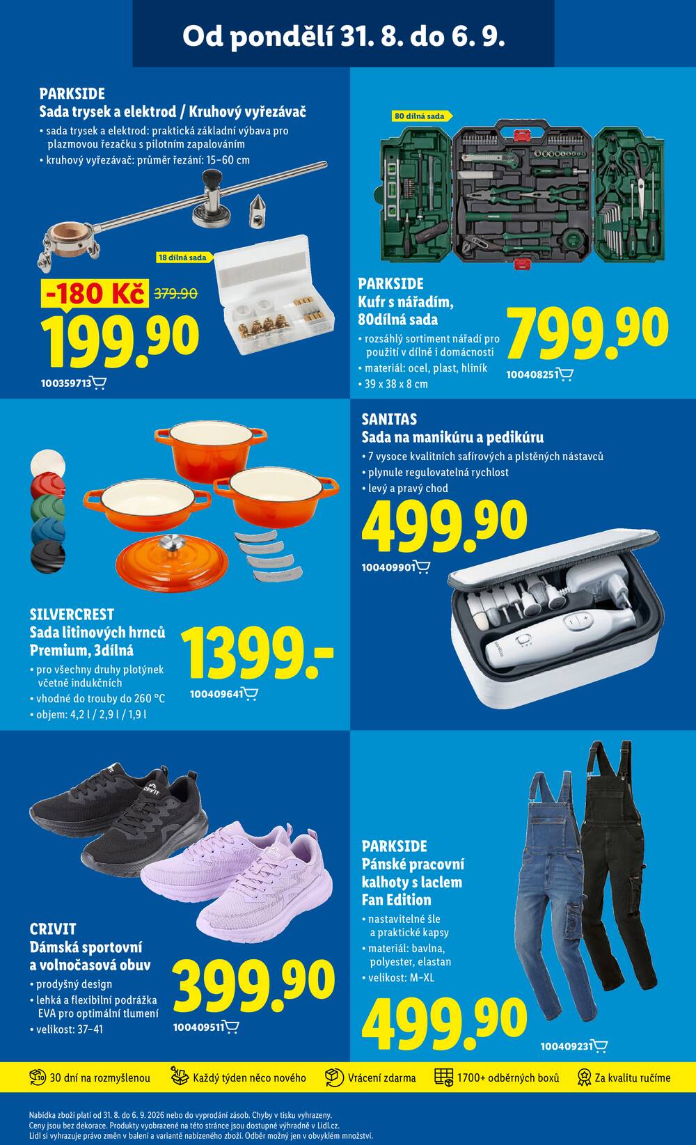Lidl od 31.8. do 2.9.2026