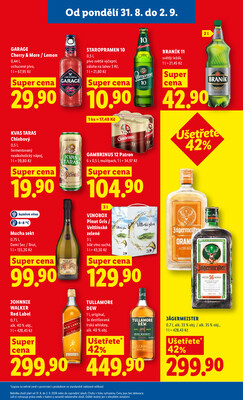 Lidl od 31.8. do 2.9.2026