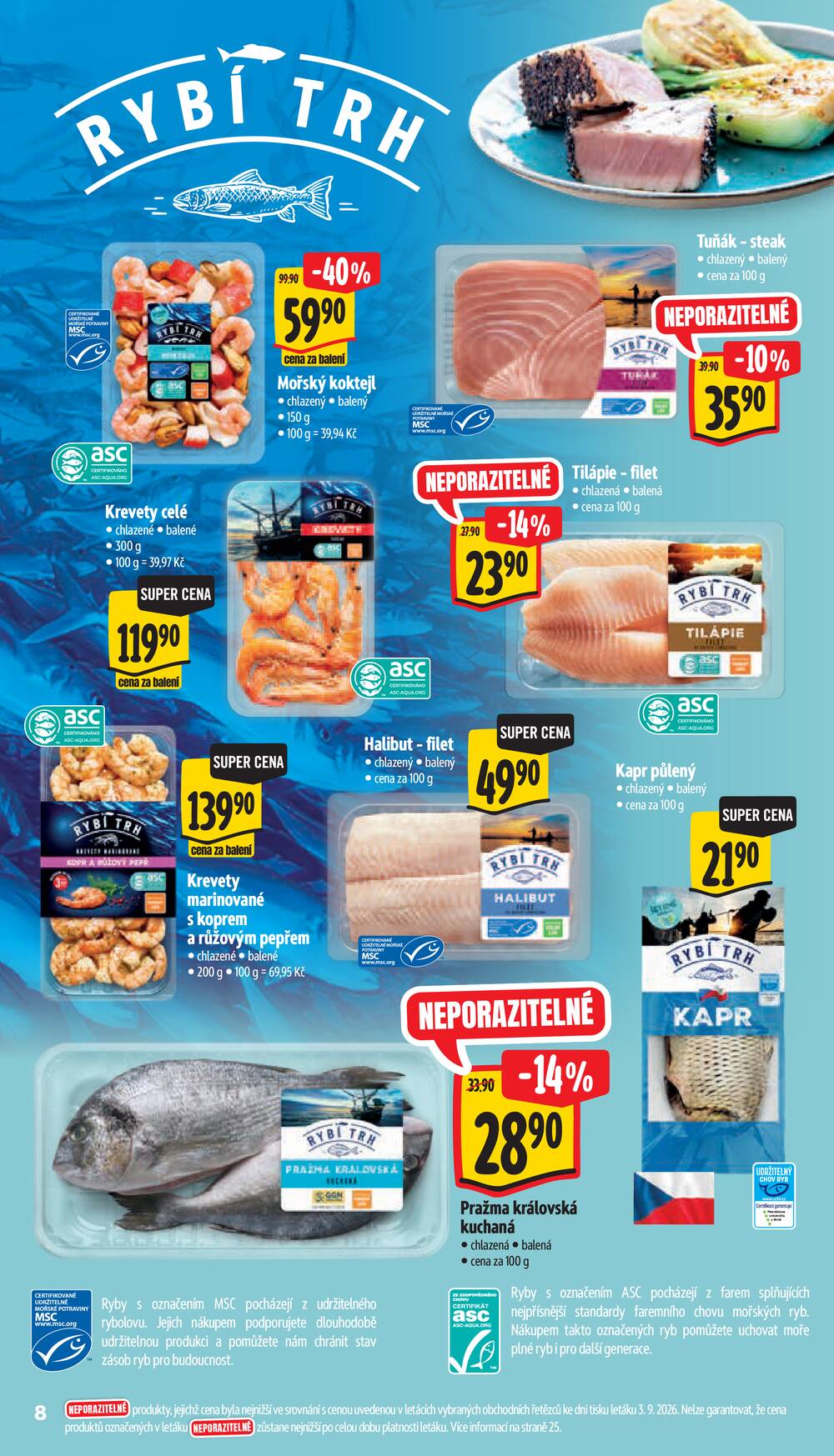Albert Supermarket od 9.9. do 15.9.2026