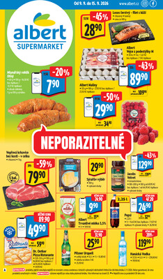 Albert - Albert Supermarket od 9.9. do 15.9.2026