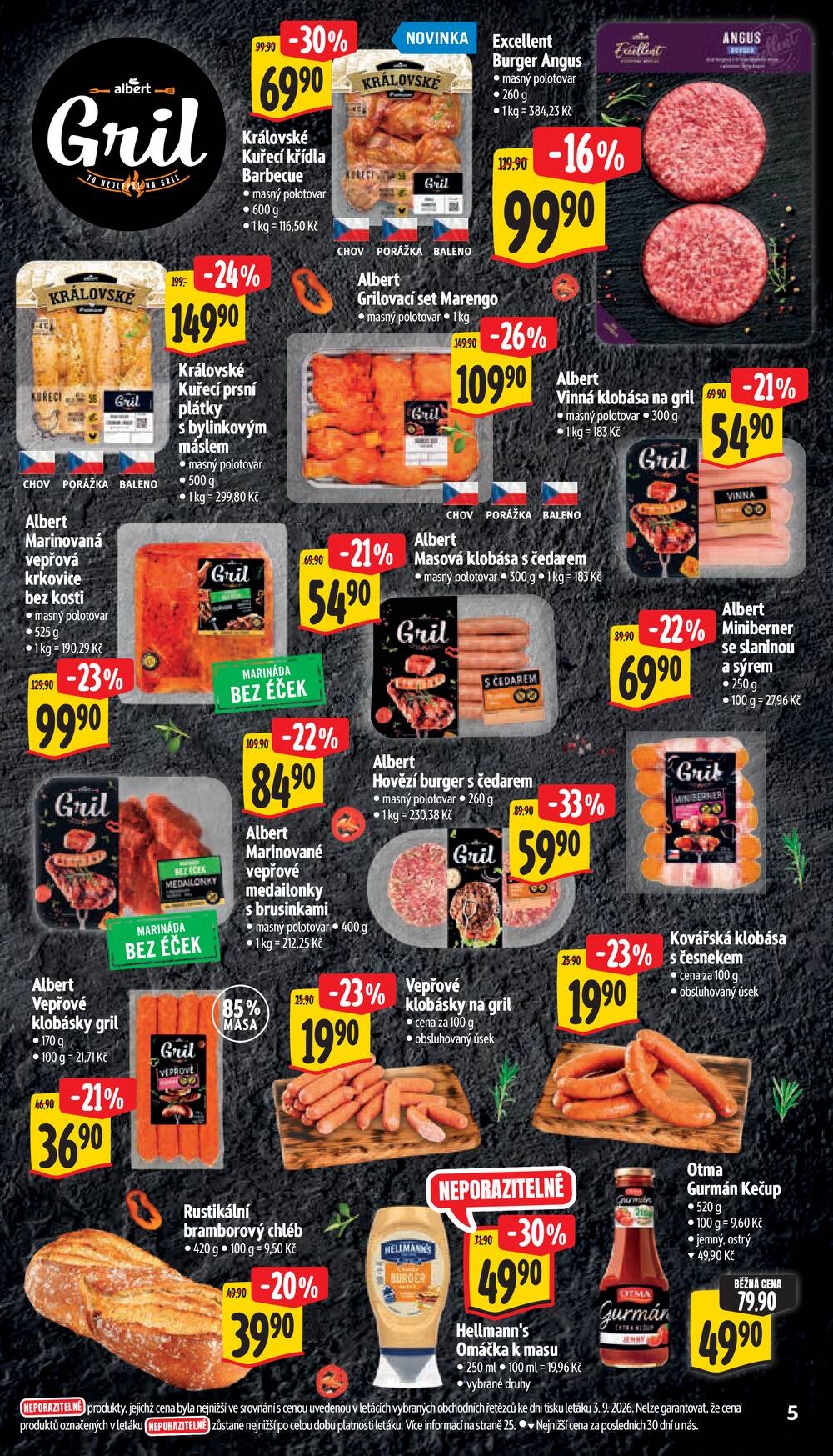 Albert Supermarket Jihomoravský od 9.9. do 15.9.2026