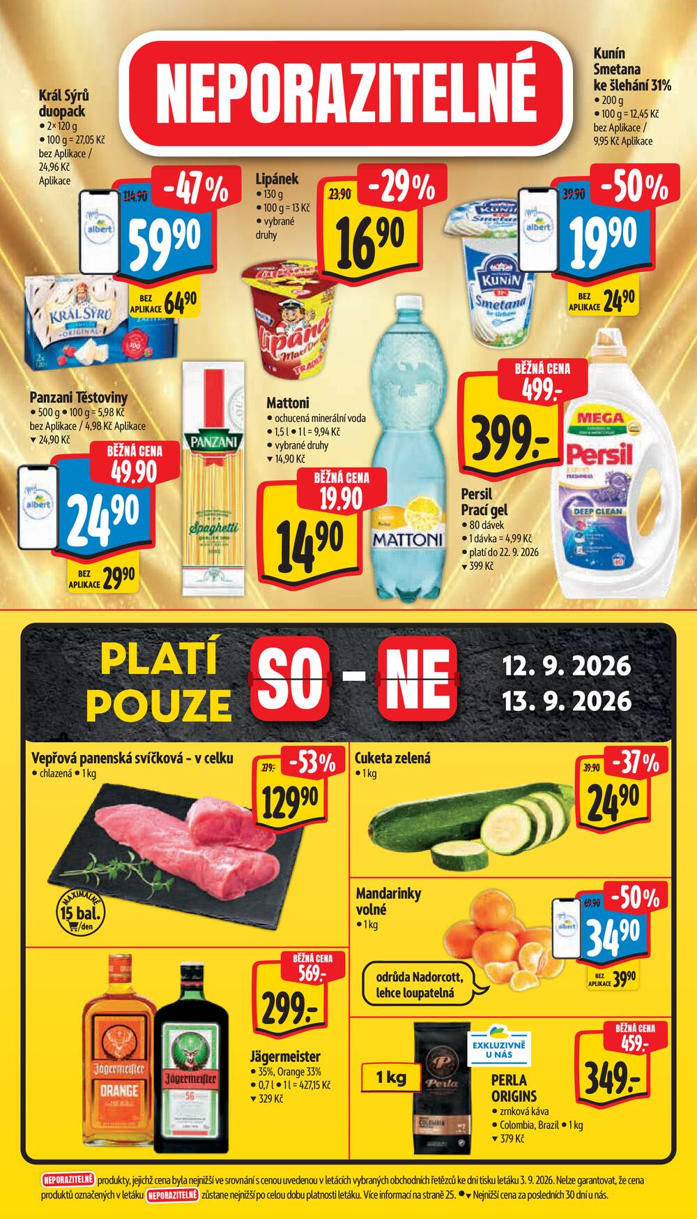 Albert Supermarket Jihomoravský od 9.9. do 15.9.2026