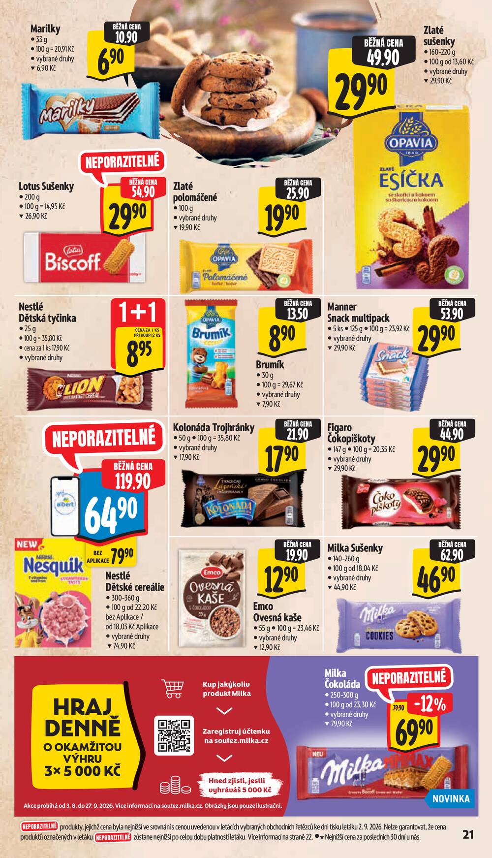 Albert  Hypermarket od 9.9. do 15.9.2026