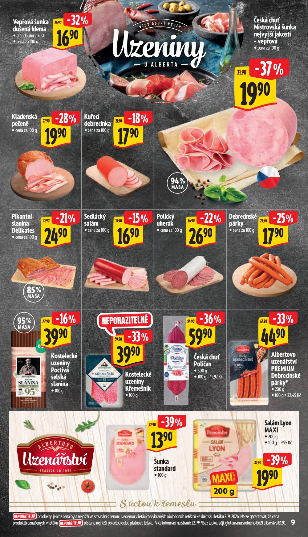 Leták Albert - Albert Hypermarket Jihomoravský od 9.9. do 15.9.2026 - strana 15 Leták Albert - Albert Hypermarket Jihomoravský od 9.9. do 15.9.2026 - strana 15