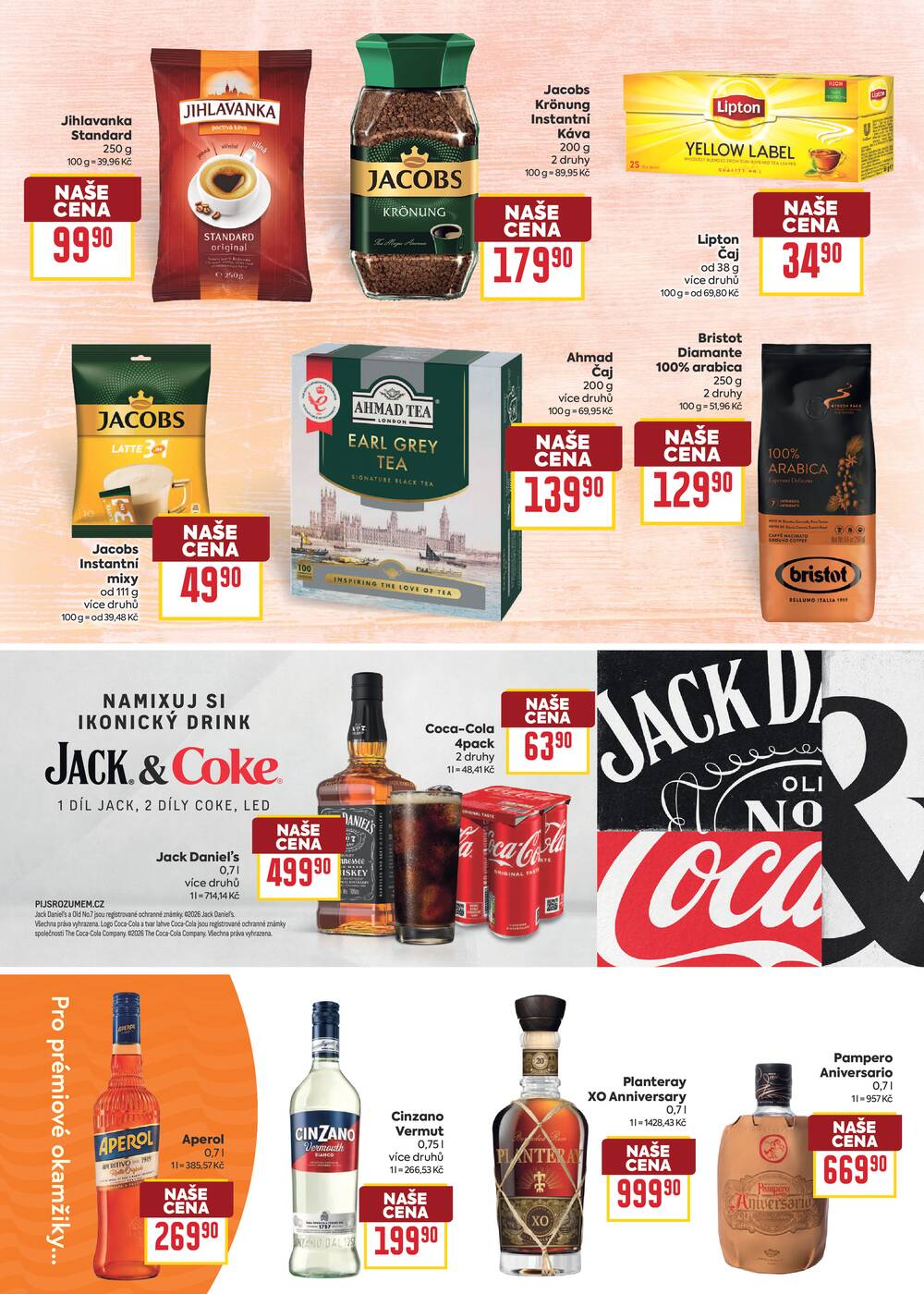 Billa Podzimní nápoje  od 9.9. do 22.9.2026