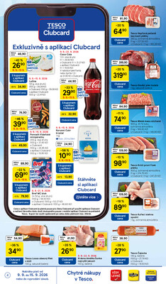 Tesco supermarkety od 9.9. do 15.9.2026