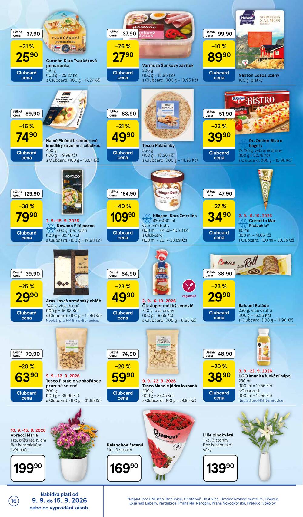 Leták Tesco - Tesco hypermarkety od 9.9. do 15.9.2026 - strana 16 Leták Tesco - Tesco hypermarkety od 9.9. do 15.9.2026 - strana 16