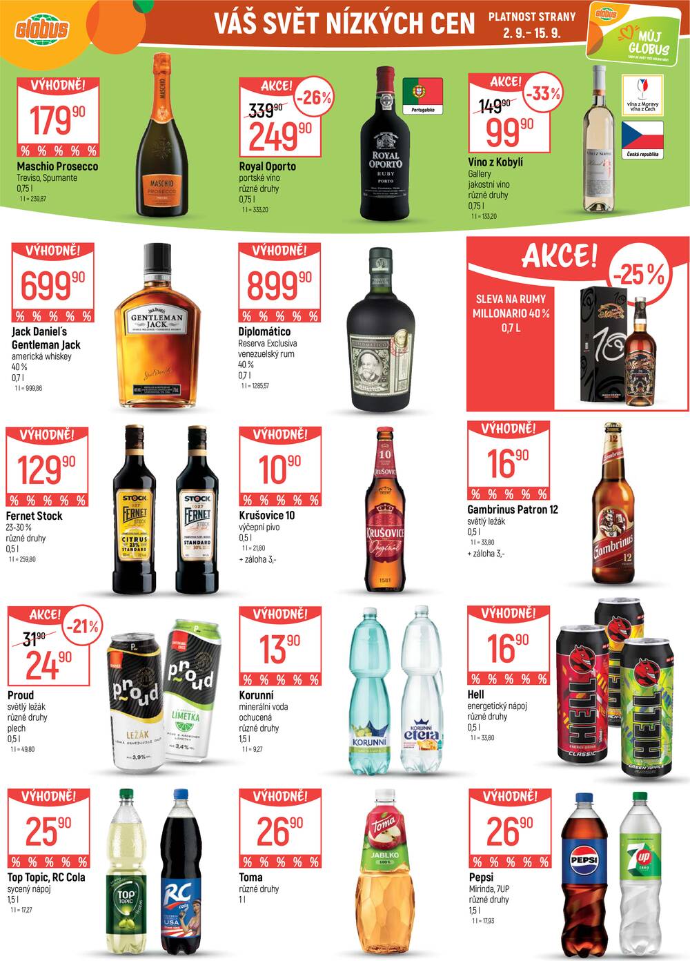Leták Globus - Akční leták Globus 9.9. - 15.9.2026 - Globus Praha - Zličín - strana 31 Leták Globus - Akční leták Globus 9.9. - 15.9.2026 - Globus Praha - Zličín - strana 31