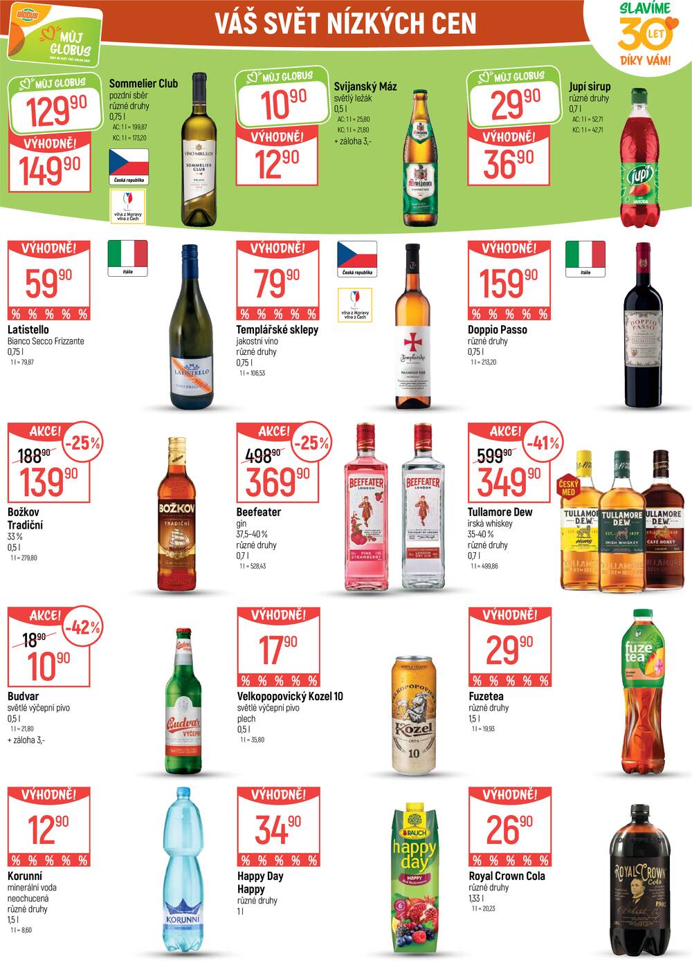 Leták Globus - Akční leták Globus 9.9. - 15.9.2026 - Globus České Budějovice - strana 28 Leták Globus - Akční leták Globus 9.9. - 15.9.2026 - Globus České Budějovice - strana 28