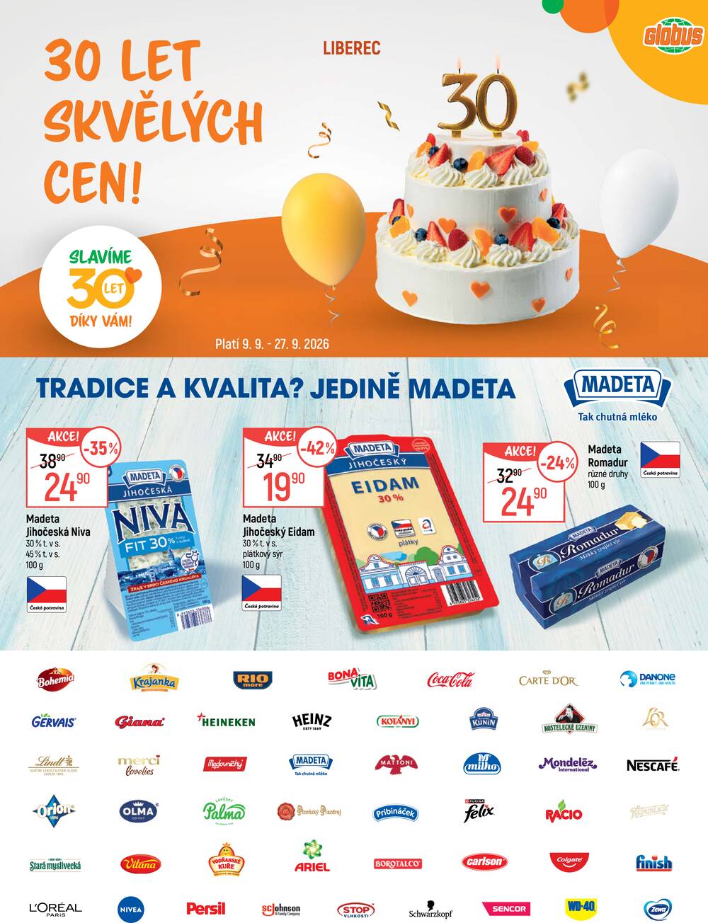 Leták Globus - Akční leták Globus 9.9. - 27.9.2026 - Globus Liberec - strana 1 Leták Globus - Akční leták Globus 9.9. - 27.9.2026 - Globus Liberec - strana 1