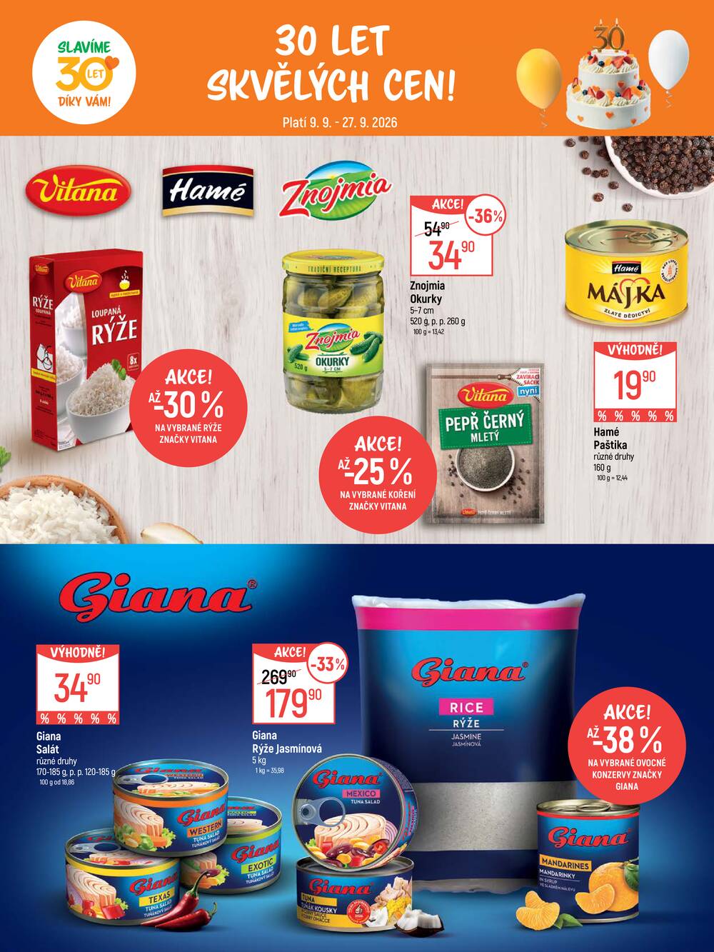 Leták Globus - Akční leták Globus 9.9. - 27.9.2026 - Globus Opava - strana 9
