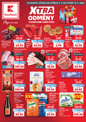 Leták Kaufland 9.9. - 15.9. - Kaufland - Louny