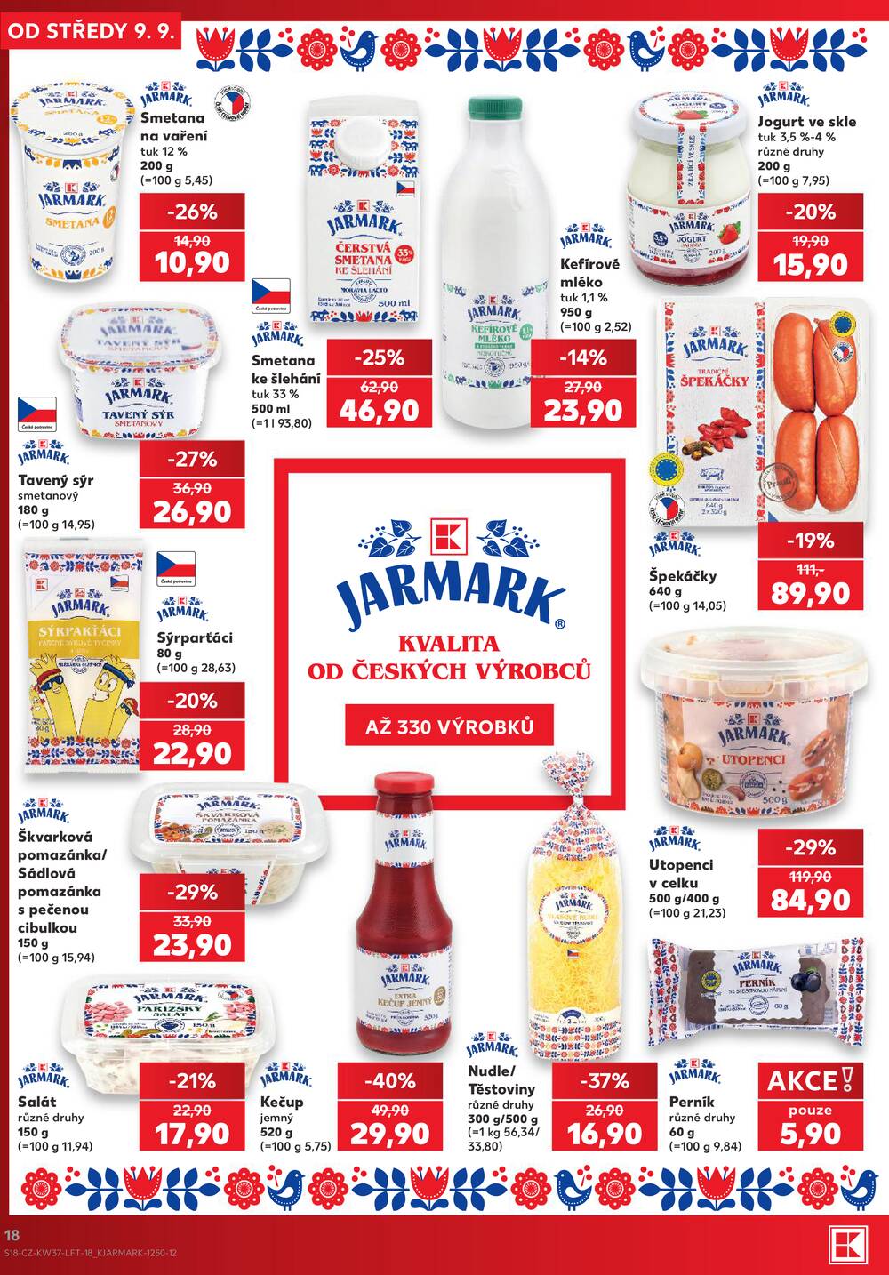 Leták Kaufland - Kaufland 9.9. - 15.9. - Kaufland - Třeboň - strana 18 Leták Kaufland - Kaufland 9.9. - 15.9. - Kaufland - Třeboň - strana 18