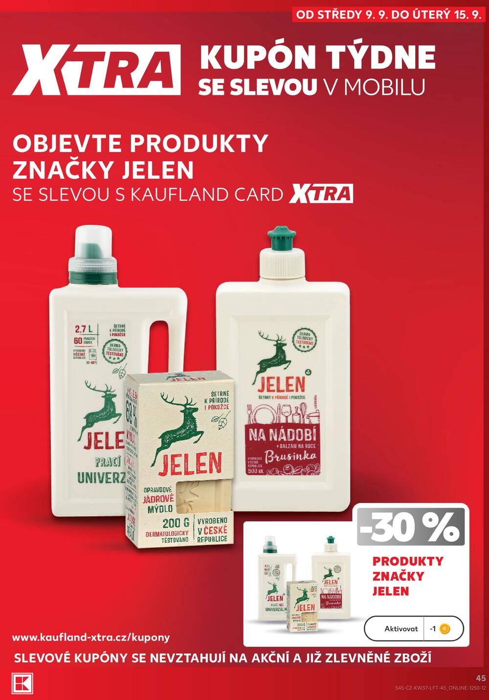 Kaufland 9.9. - 15.9. - Kaufland - Praha 3 (Jarov)