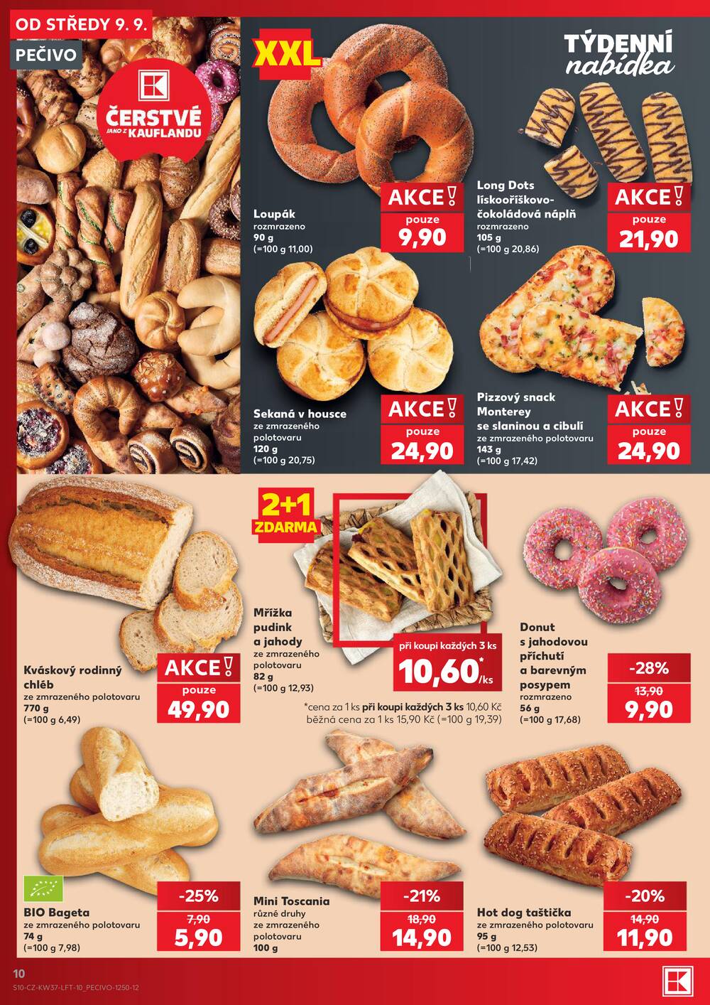 Leták Kaufland - Kaufland 9.9. - 15.9. - Kaufland Praha Čestlice - strana 10