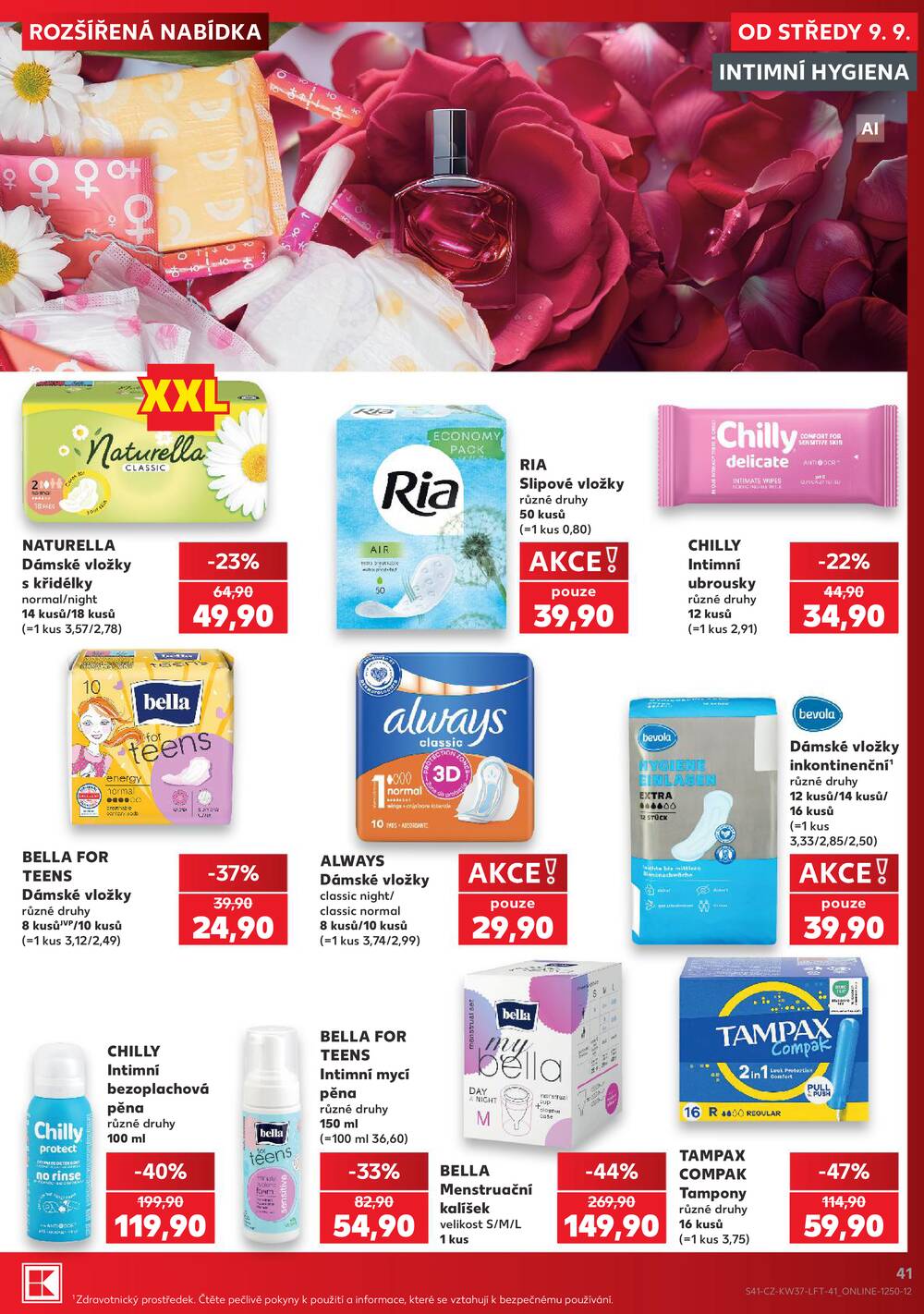 Leták Kaufland - Kaufland 9.9. - 15.9. - Kaufland - Čáslav - strana 41 Leták Kaufland - Kaufland 9.9. - 15.9. - Kaufland - Čáslav - strana 41