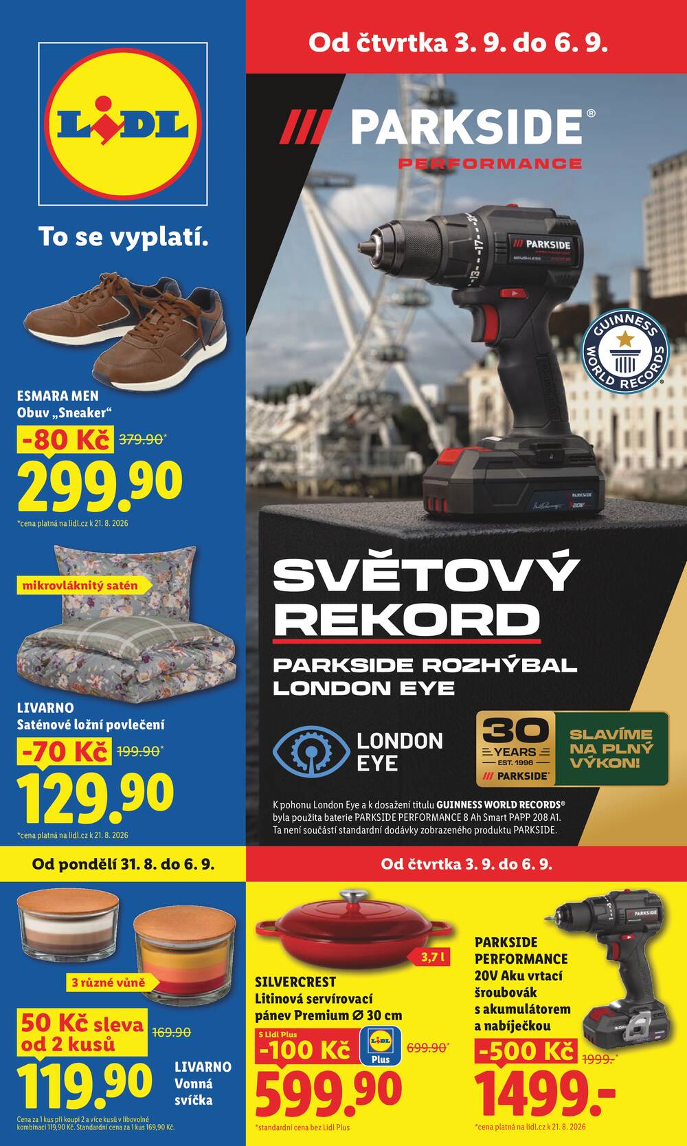 Leták Lidl - Lidl Spotřební zboží 31.8. - 6.9. - strana 1 Leták Lidl - Lidl Spotřební zboží 31.8. - 6.9. - strana 1
