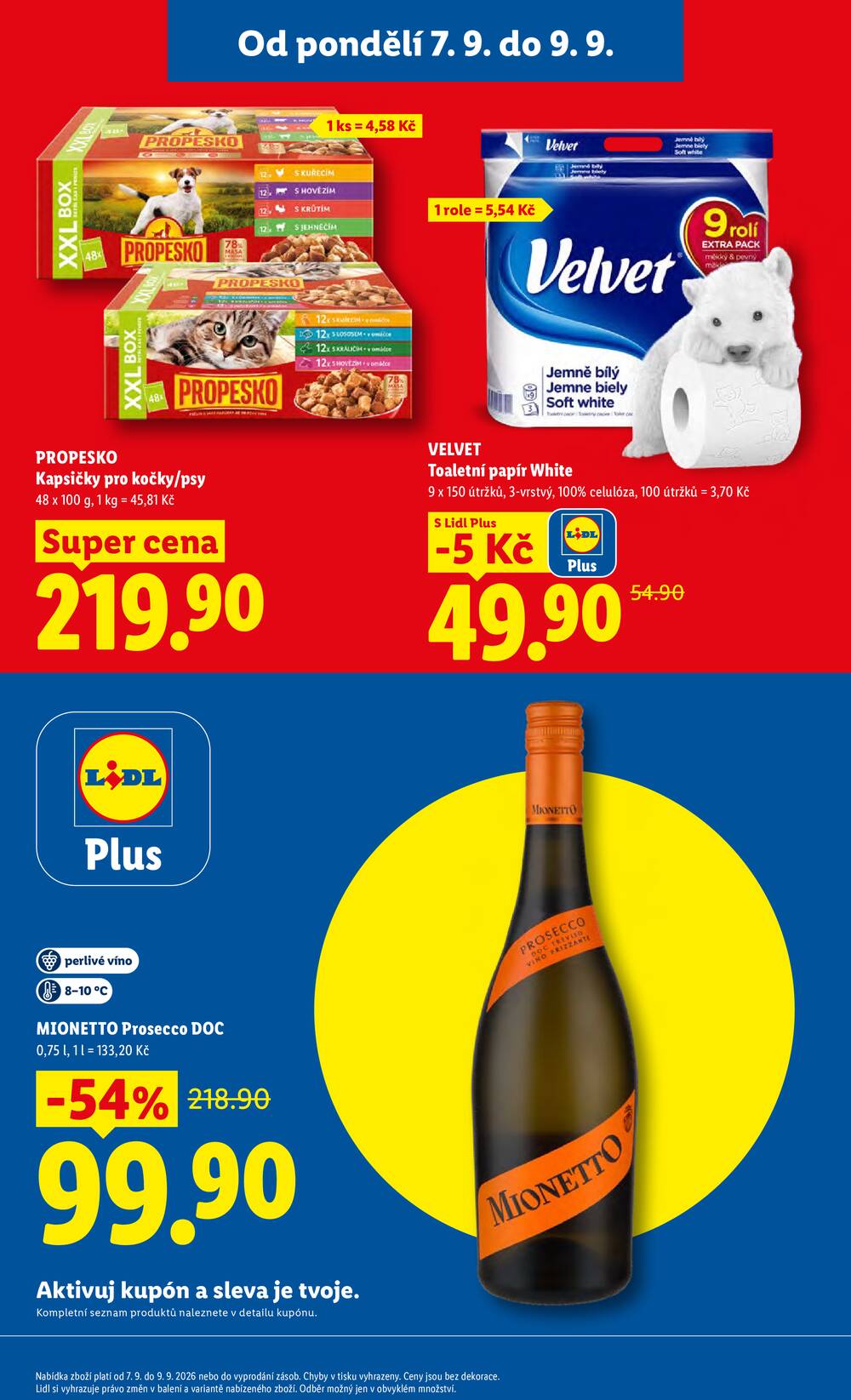 Lidl od 7.9. do 9.9.2026