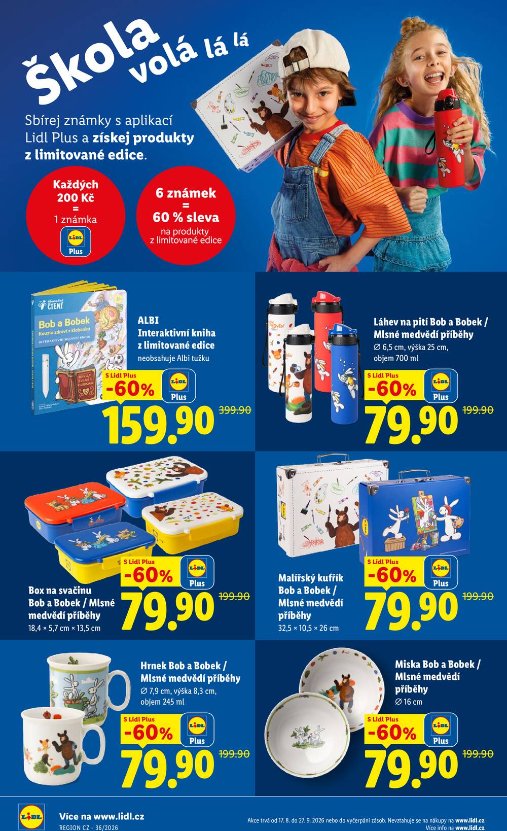 Lidl Čtvrtek od 10.9. do 13.9.2026