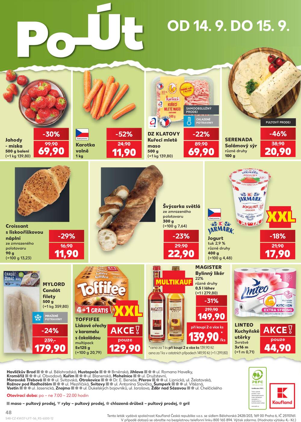 Kaufland 9.9. - 15.9. - Kaufland Přerov (Želatovská)