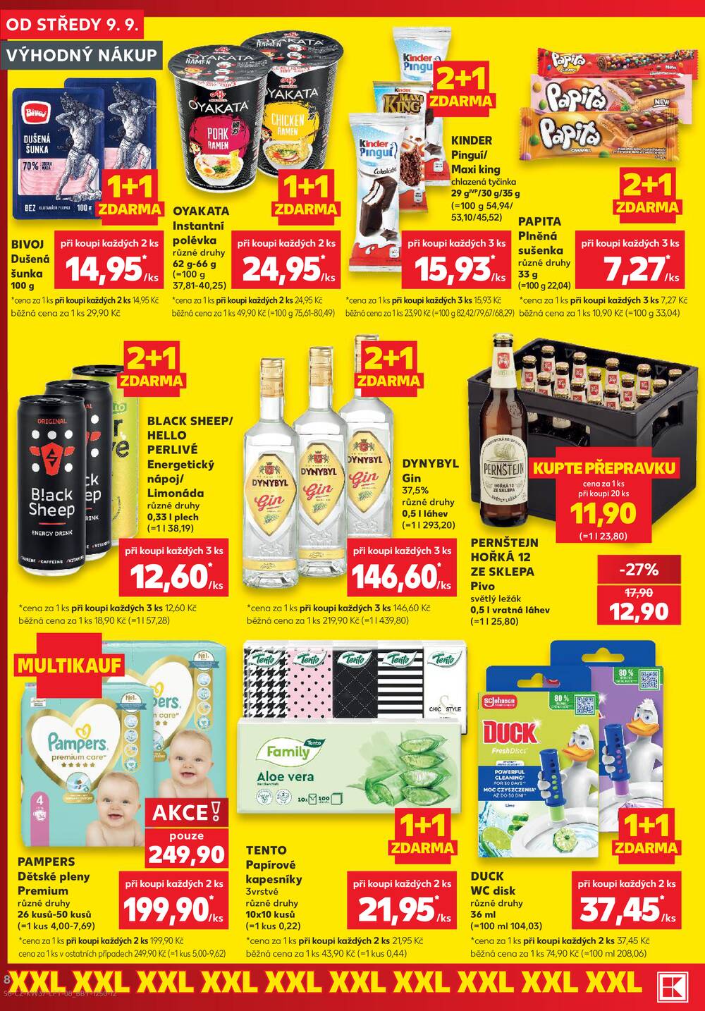 Leták Kaufland - Kaufland 9.9. - 15.9. - Kaufland - Brno - Bohunice - strana 8