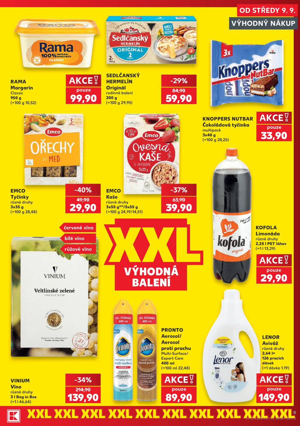Leták Kaufland - Kaufland 9.9. - 15.9. - Kaufland - Ostrov - Jáchymovská - strana 9 Leták Kaufland - Kaufland 9.9. - 15.9. - Kaufland - Ostrov - Jáchymovská - strana 9