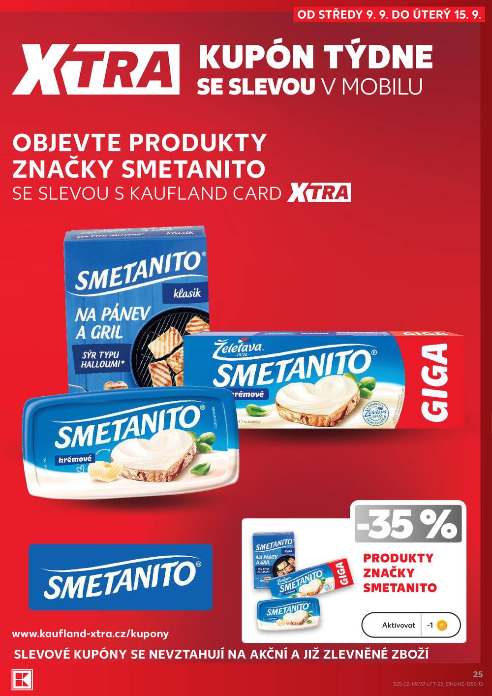 Leták Kaufland - Kaufland 9.9. - 15.9. - Kaufland - Pardubice (Bělehradská) - strana 25