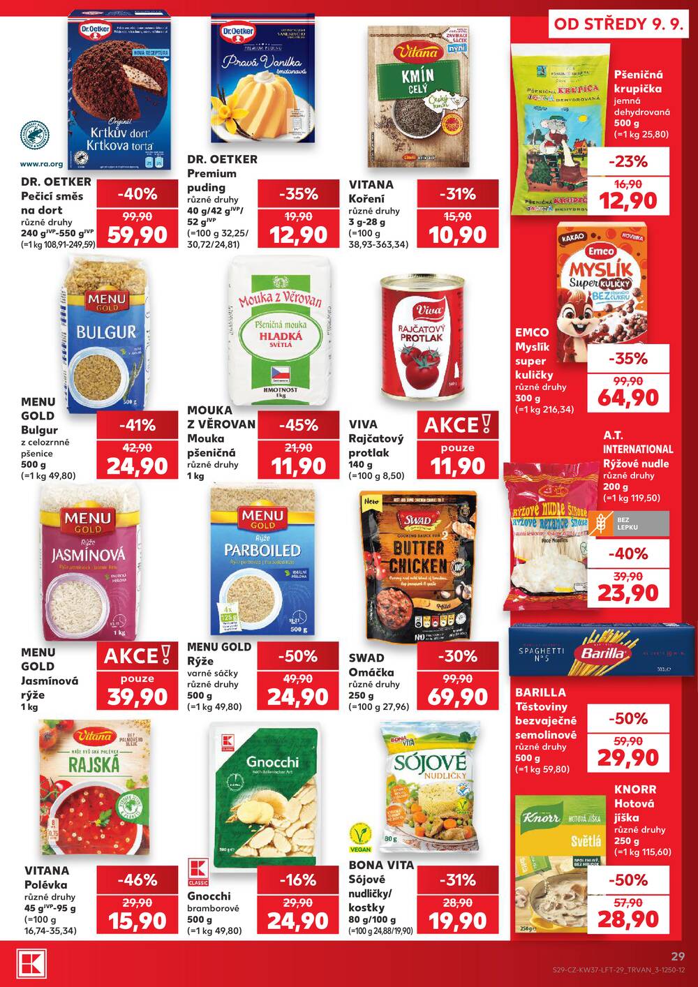 Kaufland 9.9. - 15.9. - Kaufland - Olomouc - Štursova