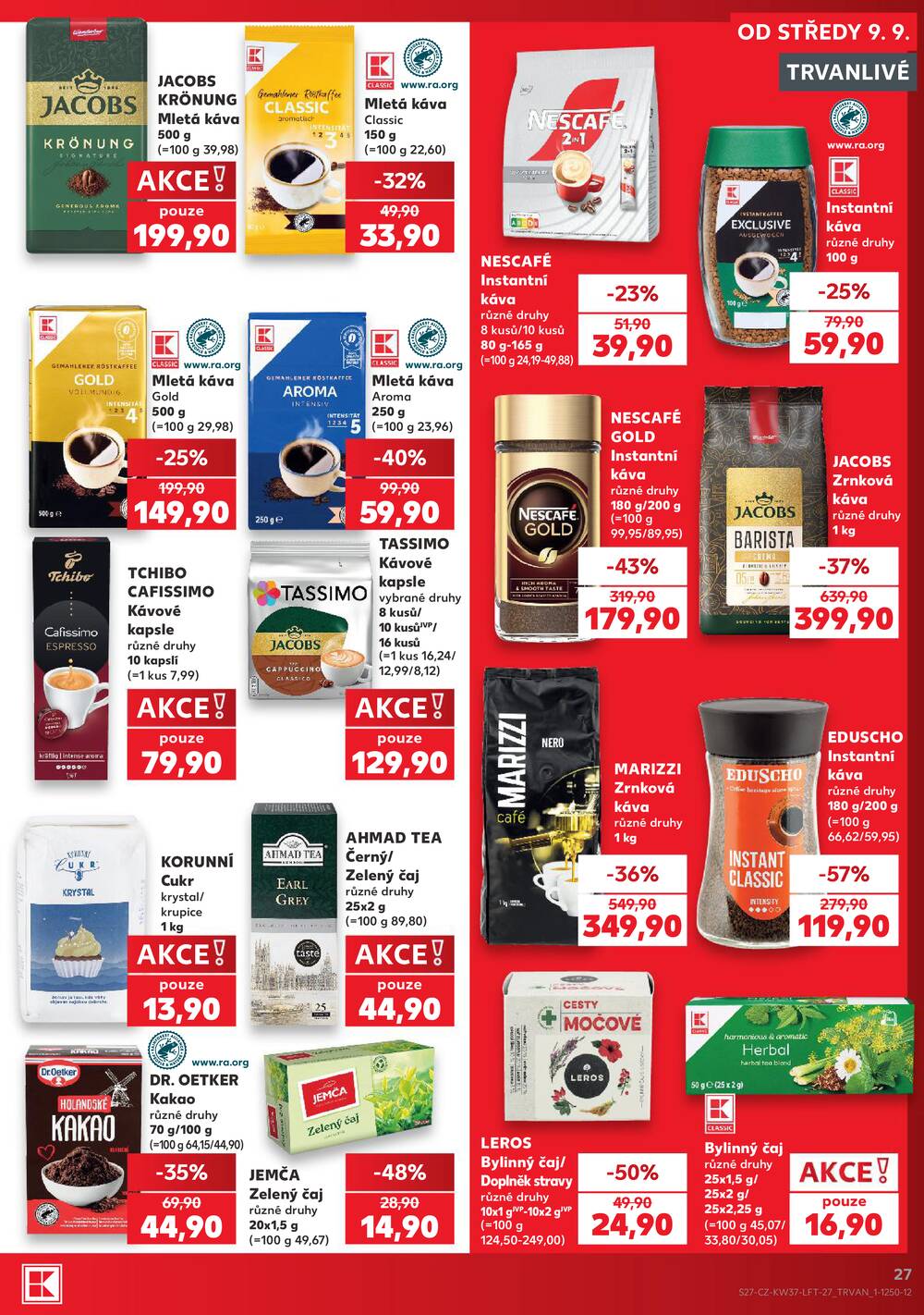 Kaufland 9.9. - 15.9. - Kaufland - Roudnice nad Labem