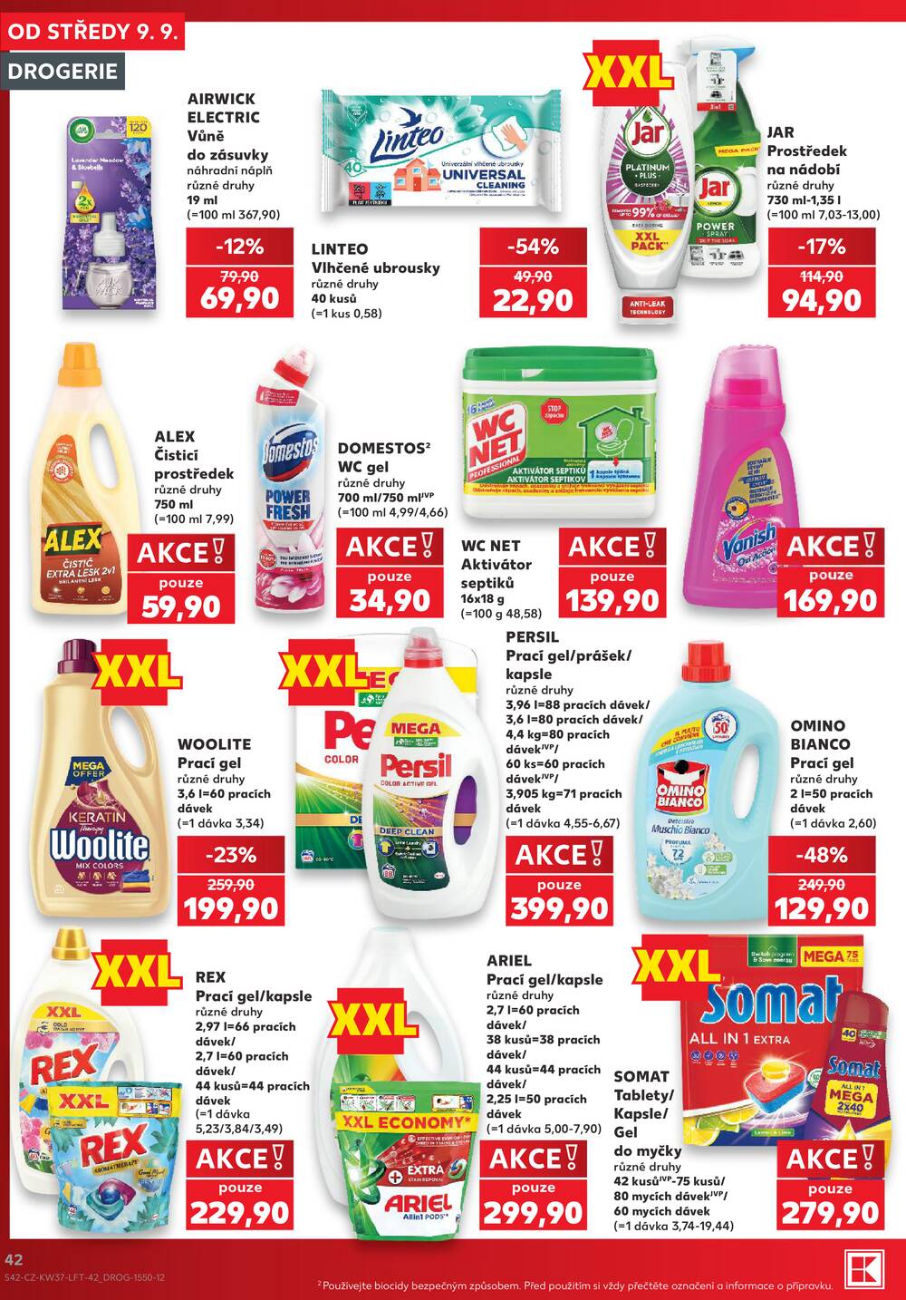 Leták Kaufland - Kaufland 9.9. - 15.9. - Kaufland - Kutná Hora - strana 42