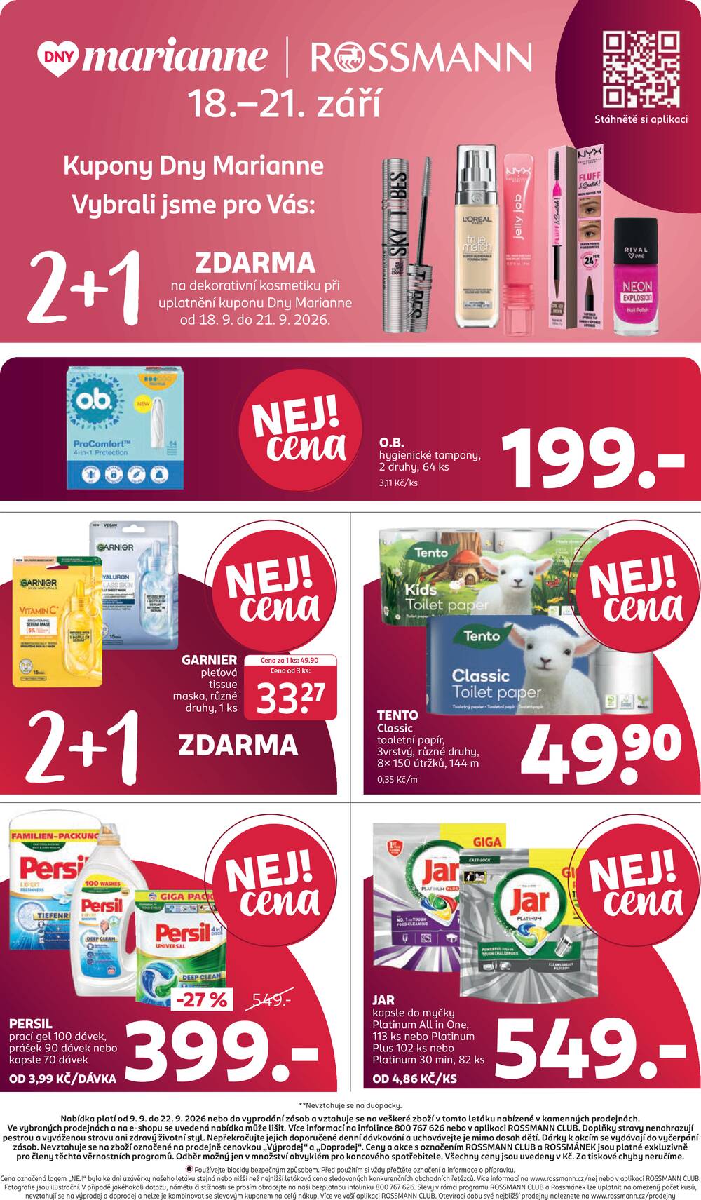 ROSSMANN 9.9. - 22.9.