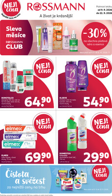 Leták ROSSMANN 9.9. - 22.9.