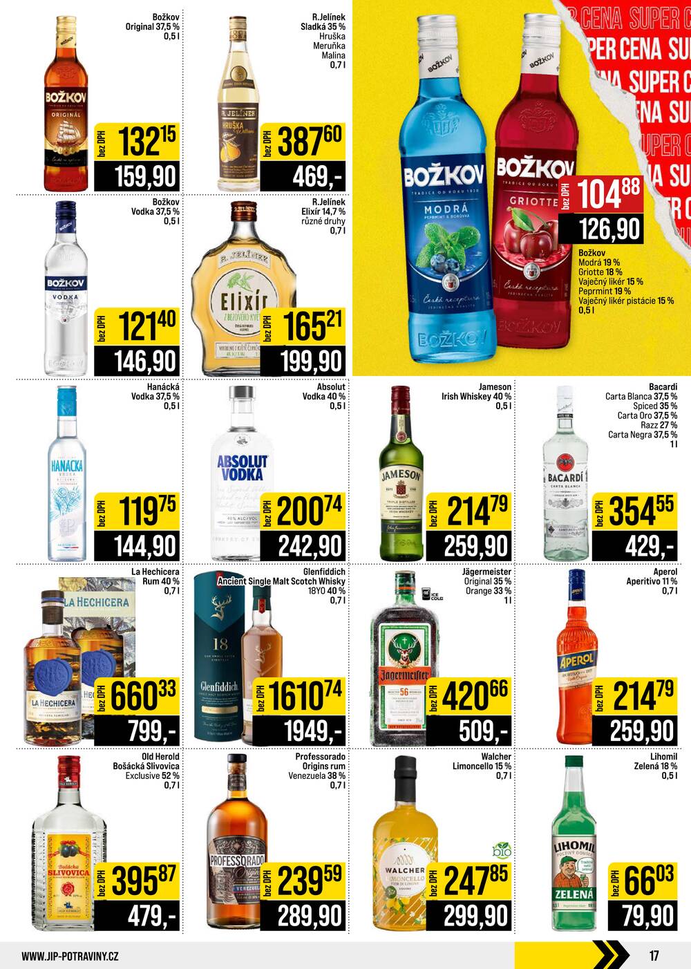Leták JIP - JIP Cash & Carry Brno, Praha, Ostrava, Jilemnice, Pardubice, Ostrava, Karlovy Vary, Olomouc a Zlín od 9.9. do 15.9.2026 - strana 17 Leták JIP - JIP Cash & Carry Brno, Praha, Ostrava, Jilemnice, Pardubice, Ostrava, Karlovy Vary, Olomouc a Zlín od 9.9. do 15.9.2026 - strana 17