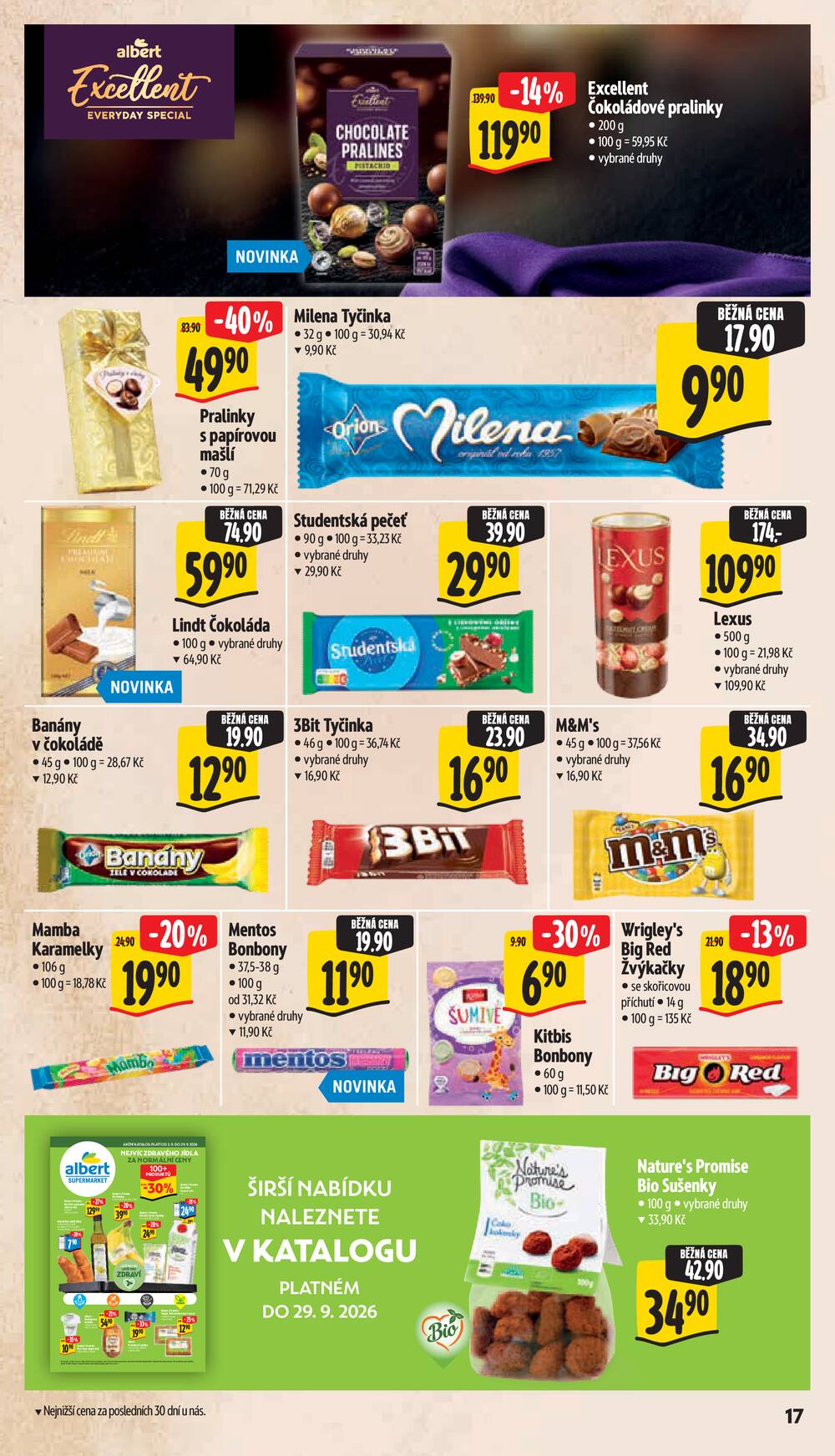 Albert Supermarket od 16.9. do 22.9.2026