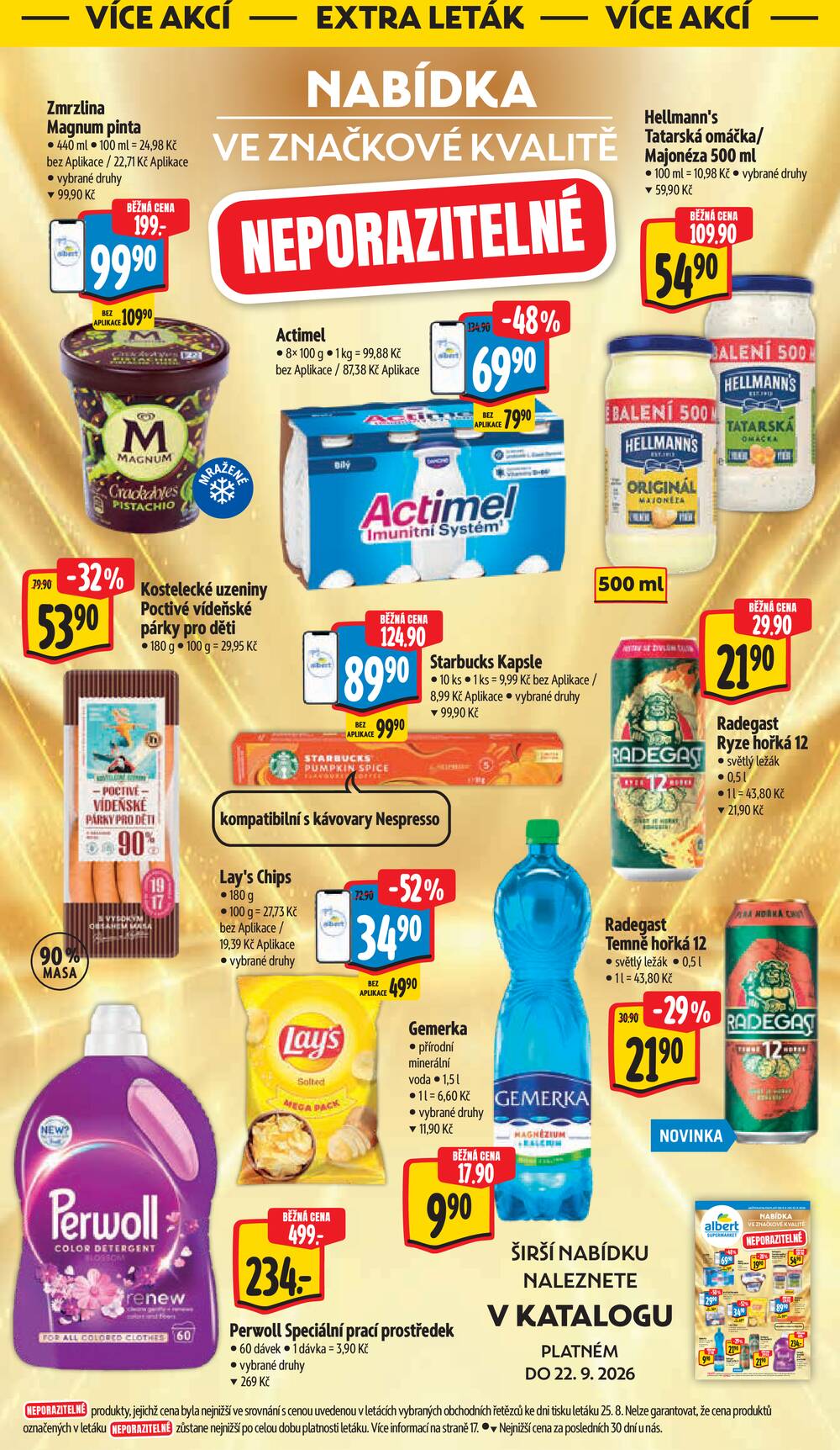 Albert Supermarket od 16.9. do 22.9.2026