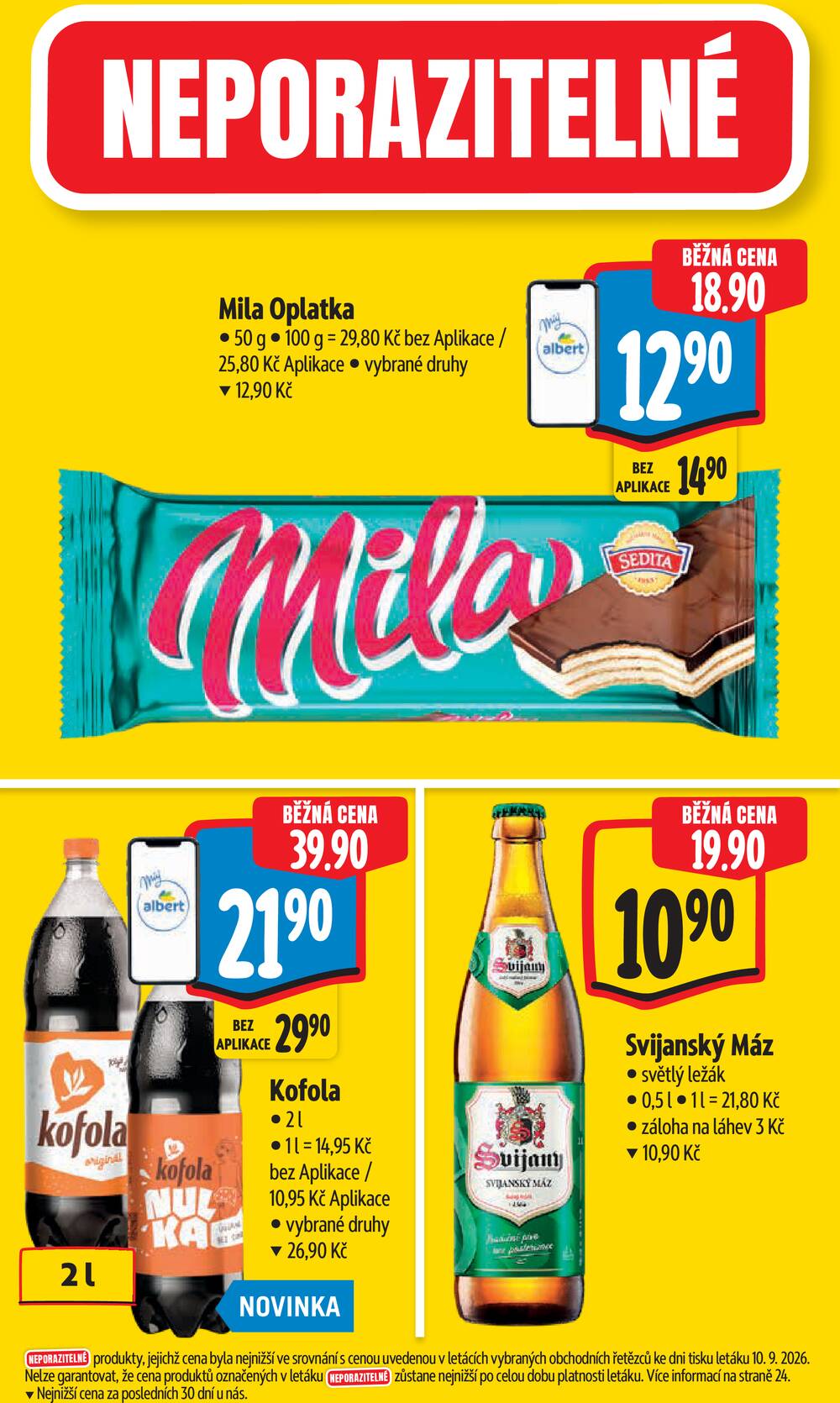 Albert Supermarket Jihomoravský od 16.9. do 22.9.2026