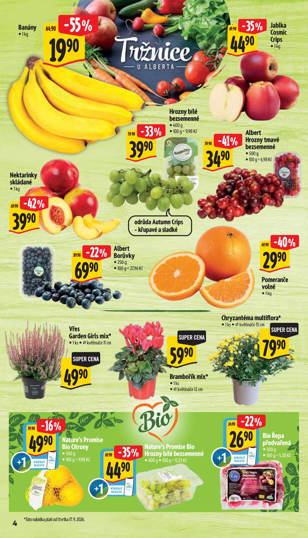 Albert Supermarket Jihomoravský od 16.9. do 22.9.2026