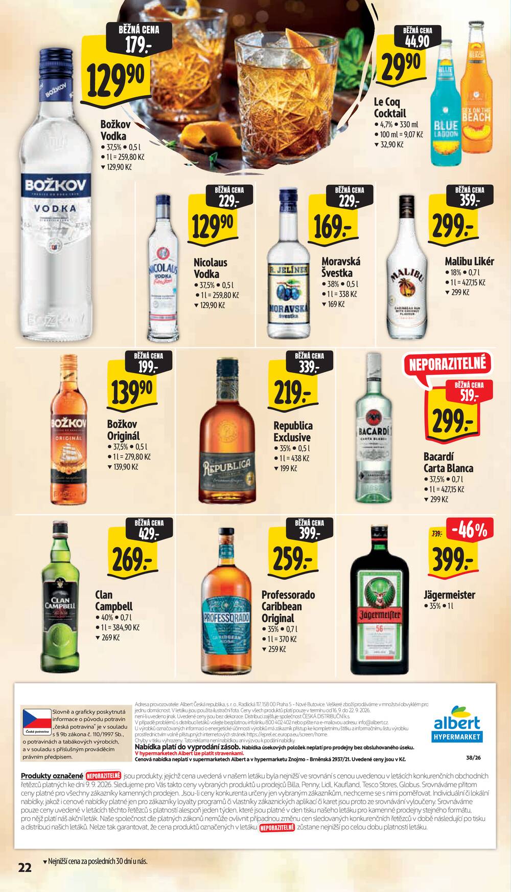 Leták Albert - Albert Hypermarket od 16.9. do 22.9.2026 - strana 26 Leták Albert - Albert Hypermarket od 16.9. do 22.9.2026 - strana 26